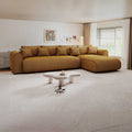 Colțar extensibil dumonde cu ladă de depozitare Monaco XL Ambience Amber II 340x185 cm