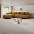 Colțar extensibil dumonde cu ladă de depozitare Monaco XL Ambience Amber 340x185 cm
