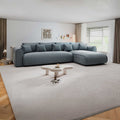 Colțar extensibil dumonde cu ladă de depozitare Monaco XL Zoom Gri II 340x185 cm