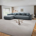 Colțar extensibil dumonde cu ladă de depozitare Monaco XL Zoom Gri 340x185 cm