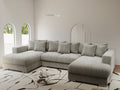 Colțar extensibil dumonde Gloria U Arena Silver 345x185 cm