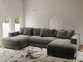 Colțar extensibil dumonde Gloria U Arena Grafit 345x185 cm