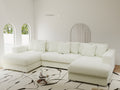 Colțar extensibil dumonde Gloria U Jaguar Ivory 345x185 cm