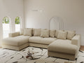 Colțar extensibil dumonde Gloria U Jaguar Linen 345x185 cm