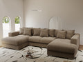 Colțar extensibil dumonde Gloria U Jaguar Mink 345x185 cm