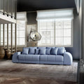 Canapea extensibilă dumonde cu 2 lăzi de depozitare Verona Enjoy Blue 310x120 cm