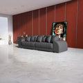 Canapea extensibilă dumonde cu 2 lăzi de depozitare Verona Enjoy Graphite 310x120 cm