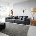 Canapea extensibilă dumonde cu ladă de depozitare Marbela Enjoy Graphite XXL 295x120 cm