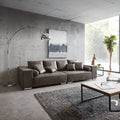 Canapea extensibilă dumonde cu ladă de depozitare Marbela Tobago Brown XXL 295x120 cm