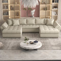 Colțar extensibil dumonde cu ladă de depozitare Loana Ambience bej U 375x185 cm
