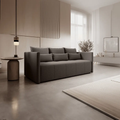 Canapea extensibilă dumonde cu ladă de depozitare Malta Kaki 210x100 cm