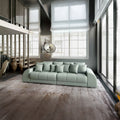 Canapea extensibilă dumonde cu 2 lăzi de depozitare Verona Enjoy Mint 310x120 cm