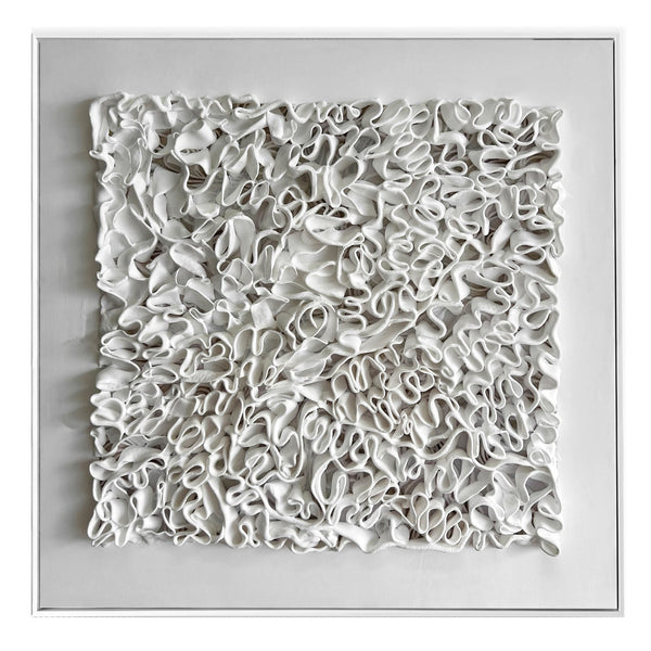 Tablou lucrat manual dumonde Maxine 100×100 cm