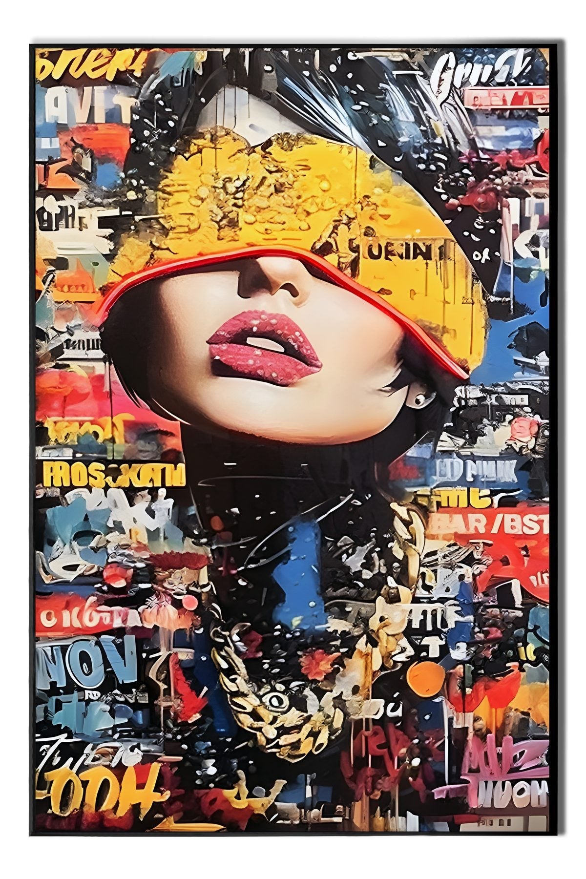 Tablou lucrat manual dumonde Florence 80×120 cm