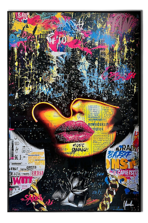 Tablou lucrat manual dumonde Albane 80×120 cm