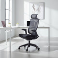 Scaun ergonomic profesional Verto dumonde cu tetiera reglabila, mecanism multifunctional inclinare/blocare, cotiere 3D ultra moi, MESH negru