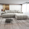 Colțar extensibil dumonde Milano Lounge Arena Bej II 260x195 cm