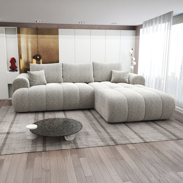 Colțar extensibil dumonde Milano Lounge Arena Bej II 255x190 cm