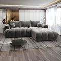 Colțar extensibil dumonde Milano Lounge Arena Grafit II 260x195 cm