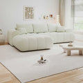 Colțar extensibil dumonde Milano Lounge Jaguar Ivory 260x195 cm