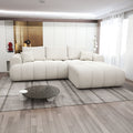 Colțar extensibil dumonde Milano Lounge Monte Bej II 260x195 cm