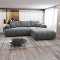Colțar extensibil dumonde Milano Lounge Monte Gri II 260x195 cm