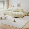Colțar extensibil dumonde Milano Lounge Quelle Ivory II 260x195 cm