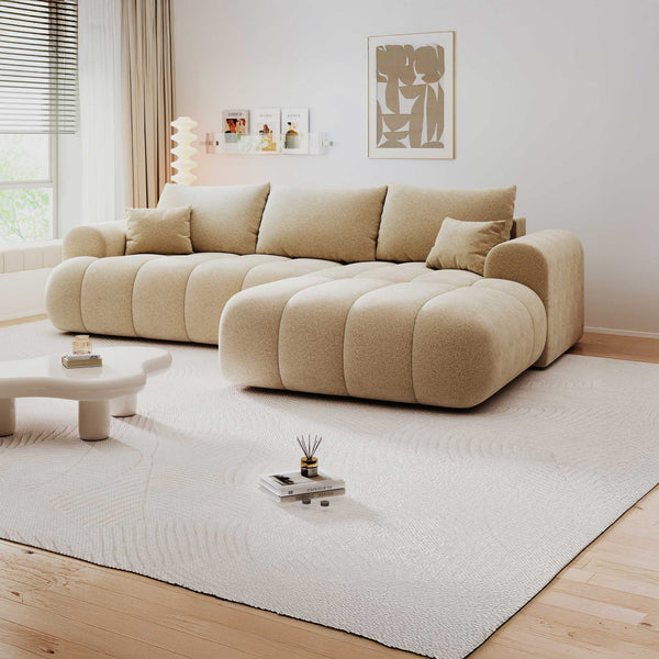 Colțar extensibil dumonde Milano Lounge Quelle Antelope II 255x190 cm