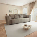 Canapea extensibilă dumonde cu ladă de depozitare Monaco Tilia Capucino 240x100 cm