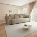 Canapea extensibilă dumonde cu ladă de depozitare Monaco Tilia Bej 240x100 cm