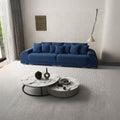 Canapea extensibilă dumonde cu 2 lăzi de depozitare Verona Zoom Blue 310x120 cm