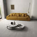 Canapea extensibilă dumonde cu 2 lăzi de depozitare Verona Zoom Mustar 310x120 cm