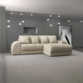 Colțar extensibil dumonde cu ladă de depozitare Verona Enjoy Camel II 290x185 cm
