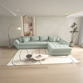 Colțar extensibil dumonde cu ladă de depozitare Loana XL Ambience Mint II 335x185 cm