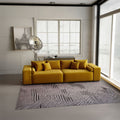Canapea extensibilă dumonde cu ladă de depozitare Marbela Ambience Mustar XXL 295x120 cm