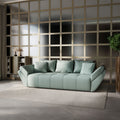 Canapea extensibilă dumonde cu ladă de depozitare Berlin Enjoy Mint 250x100 cm