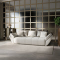 Canapea extensibilă dumonde cu ladă de depozitare Berlin Enjoy Bej 250x100 cm