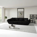 Canapea extensibilă dumonde cu ladă de depozitare Berlin Enjoy Black 300x100 cm