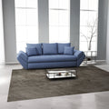 Canapea extensibilă dumonde cu ladă de depozitare Loana Enjoy Blue 250x100 cm