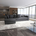 Colțar extensibil dumonde cu ladă de depozitare Gloria Enjoy Grafit II 320x183 cm