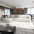 Colțar extensibil dumonde cu ladă de depozitare Gloria Enjoy Beige 320x183 cm