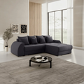 Colțar extensibil dumonde cu ladă de depozitare Verona Enjoy Grafit II 290x185 cm