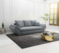 Canapea extensibilă dumonde cu ladă de depozitare Loana Zoom Grey 250x100 cm