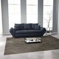Canapea extensibilă dumonde cu ladă de depozitare Loana Enjoy Antracit 250x100 cm