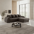 Colțar extensibil dumonde cu ladă de depozitare Verona Enjoy Kaki II 290x185 cm