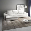 Colțar extensibil dumonde cu ladă de depozitare Leonardo Zoom Crem 260x185 cm
