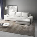 Colțar extensibil dumonde cu ladă de depozitare Leonardo Zoom Crem 260x185 cm II