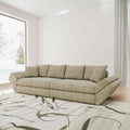 Canapea extensibilă dumonde cu ladă de depozitare Loana Cremona Bej 300x100 cm