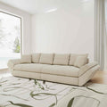 Canapea extensibilă dumonde cu ladă de depozitare Loana Cremona Gri deschis 300x100 cm