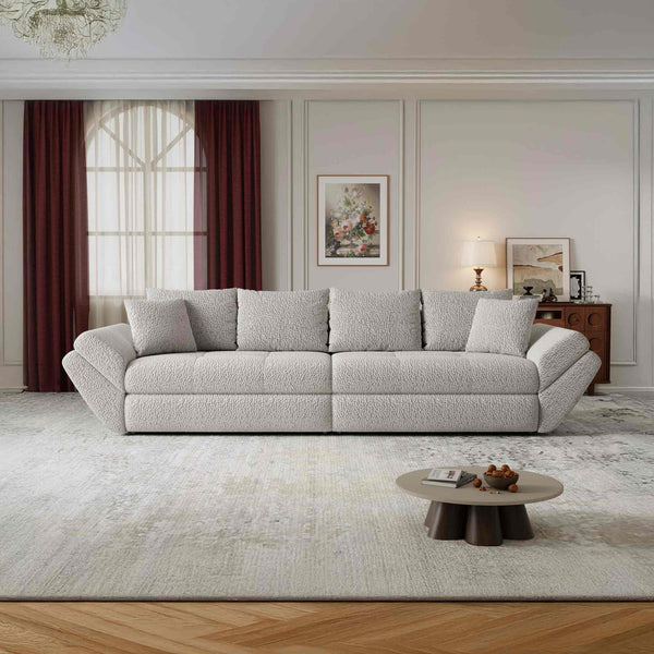 Canapea extensibilă dumonde cu ladă de depozitare Loana Jaguar Gri 300x100 cm